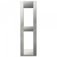 Vimar Накладка на 2 модуля для панелей металл металлик серебрянный, 16782.21 Vimar Накладка на 2 модуля для панелей металл металлик серебрянный, 16782.21