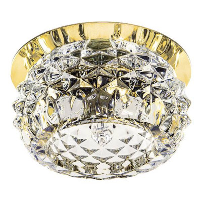 Lightstar 004252-G9 Светильник CESARE SPHE CR ЗОЛОТО/ПРОЗРАЧНЫЙ (в комплекте)