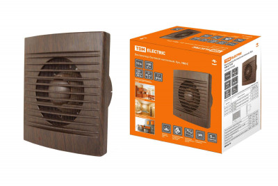 Вентилятор бытовой настенный, 100 С "ЭКО" (бук) TDM Electric, SQ1807-0102