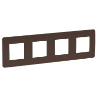 рамка 4-поста, ШОКОЛАД/белый