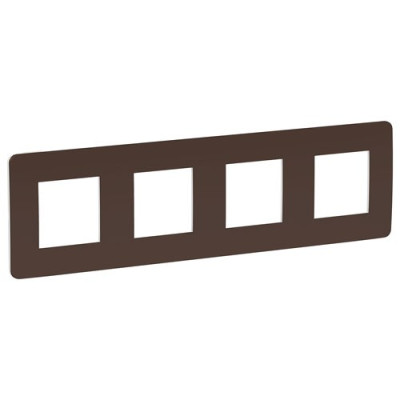 рамка 4-поста, ШОКОЛАД/белый