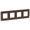 рамка 4-поста, ШОКОЛАД/белый