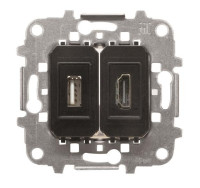 8155.68 - Механизм разъёма HDMI+USB, БВК Механизм разъёма HDMI+USB, БВК - 2CLA815568A1001 8155.68 - Механизм разъёма HDMI+USB, БВК Механизм разъёма HDMI+USB, БВК - 2CLA815568A1001