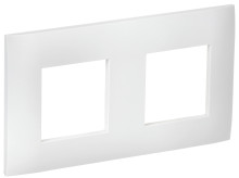 SKANDY Рамка 2-мест. SK-F02W арк. бел. IEK, SK-M22-K01