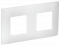 SKANDY Рамка 2-мест. SK-F02W арк. бел. IEK, SK-M22-K01