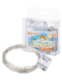 Гирлянда светодиодная "Роса100" 100LED, 10м, 3000К, 3хАА, TDM Electric, SQ0361-0053 Гирлянда светодиодная "Роса100" 100LED, 10м, 3000К, 3хАА, TDM Electric, SQ0361-0053
