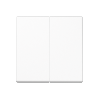 Двойная клавиша для балансирных механизмов выключателей (кнопок), в комплекте с AS90-5HP (крепежный элемент), возможно IP44; дюропласт; белый; A500, A595WW