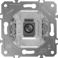 Donel D16  Механизм розетки TV/SAT на 1 выход, простая, 0-2400 МГц, DO30200