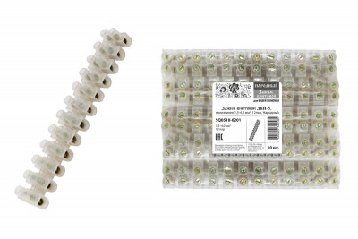 Зажим винтовой ЗВИ-5, полиэтилен 1,5-4,0 мм2, 12пар, Народный, SQ0510-0201