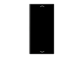 Клавиша для сенсорного модуля KNX, двойная, черная, LS402TSAPSW