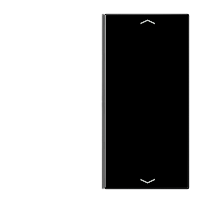 Клавиша для сенсорного модуля KNX, двойная, черная, LS402TSAPSW