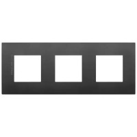 Vimar Накладка Classic 6 мод. (2++2+2) внутр. 71, с антибактериальным покрытием, черная, 19644.AB.71 Vimar Накладка Classic 6 мод. (2++2+2) внутр. 71, с антибактериальным покрытием, черная, 19644.AB.71