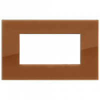 19654.62 - Vimar Накладка CLASSIC на 4 модуля рефлекс карамель