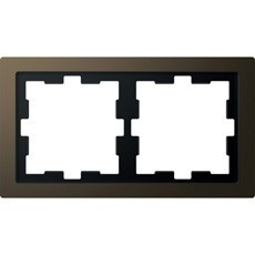 D-Life Рамка 2-ная, мокко