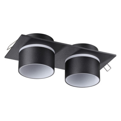Novotech 370719 SPOT NT21 208 черный Светильник встраиваемый IP20 GU10 9W 235V LIRIO