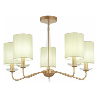 Evoluce SLE108002-05 Светильник потолочный Золотистый/Бежевый E14 5*40W