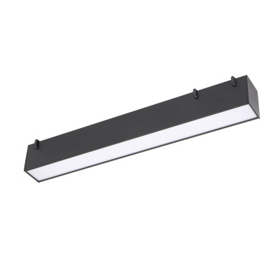 Denkirs DK5574-BK Трековый светильник Belty Linear со светодиодом L323mm H45mm 48V 12W 120° 4000K IP20 черный алюминий
