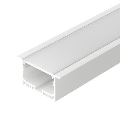 Профиль с экраном SL-LINIA62-F-2500 WHITE+OPAL (Arlight, Алюминий), 021374