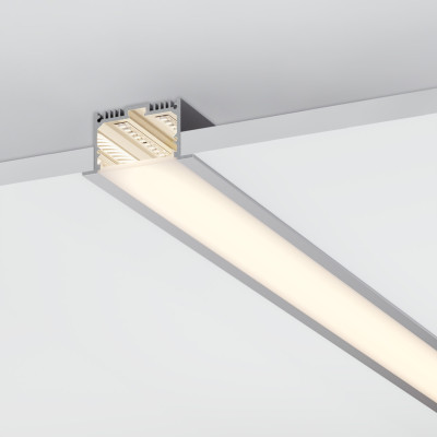 Профиль с экраном SL-LINIA62-F-2500 WHITE+OPAL (Arlight, Алюминий), 021374