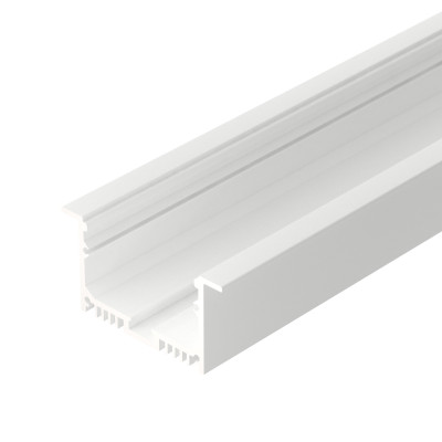 Профиль с экраном SL-LINIA62-F-2500 WHITE+OPAL (Arlight, Алюминий), 021374
