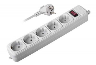 Сетевой фильтр ФАZА FOP-05GS-300-gy (серый), 5022997