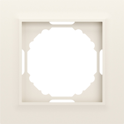 Donel A07 Wave матовый кремовый рамка 1-я, серия DB, DEW21131