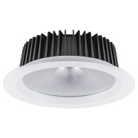 Светильник встраиваемый светодиодный 30W, 2700Lm, 4000K, 60 градусов, белый, AL251 с драйвером в комплекте, Feron 32617