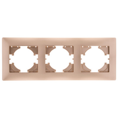 GUSI Bravo РАМКА 3-местная, Цвет : шампань., С1030-027