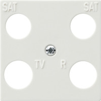 025840 Gira Панель 50*50 мм для 4 канальной антенной розетки EVU 02/F (Hirschmann)