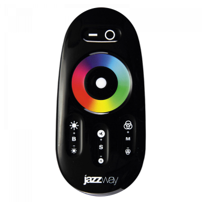 Jazzway Контроллер RGB PRC-4000RF BL (черный) 12/24V 216/432Вт, 1019295