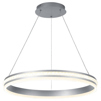 Светильник светодиодный 60W, 4200Lm, 4000K, IP20, серебро AL5888 SHINING RING, Feron 41697