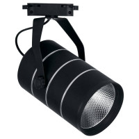 Светильник трековый светодиодный на шинопровод 20W, 1800 Lm, 4000К, 35 градусов, черный, AL112, Feron 32709