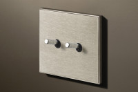 Cockpit 2C 2-WAY SWITCH - Stainless Steel + Knurl