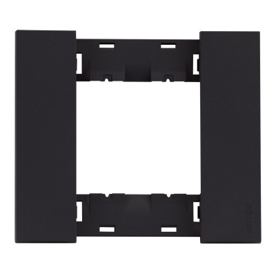 Рамка на 1 пост цвет-черный матовый Meiton, AA4802AG