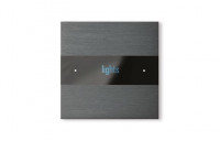 Basalte Deseo –  комнатный контроллер, цвет brushed dark grey