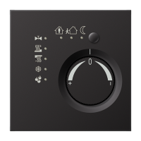 KNX-регулятор с ручкой для установки температуры, AL2178D