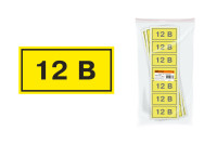 Символ "12В" 35х100мм TDM Electric, SQ0817-0002