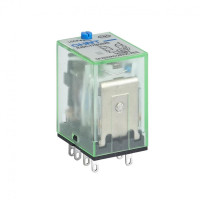 Chint Промежуточное реле с кнопкой тестирования NJDC-17(D)/4ZS 4 конт. с инд. LED 3А AC24В (R), 651142