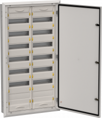 TITAN 5 Корпус мет. ЩРв-168 (2х84) 1130х625х130 IP31 сер IEK, TI5-50-V-2X084-31-7035