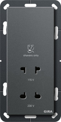 282028 Gira Розетка для электробритвы