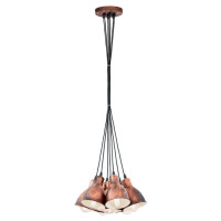49494 Подвес PRIDDY, 7х60W (E27), ?385, H1100, сталь, медный, 49494