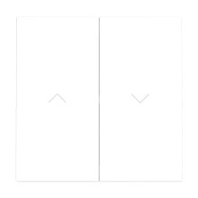 Клавиши для выключателя жалюзи, S70 (белый матовый), VLS002502 Клавиши для выключателя жалюзи, S70 (белый матовый), VLS002502