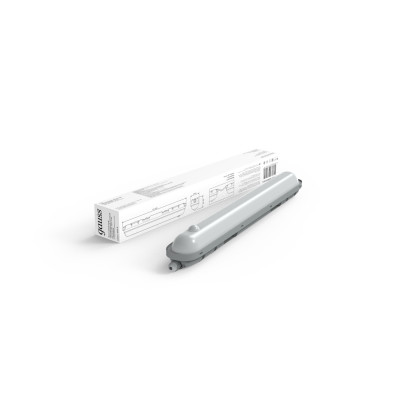 Светильник Gauss LED ССП-176 EVO-S IP65 600*76*82 18W 1980lm 6500K 200-240V мат с сенс и соед в линию 1/12, 864424318-S