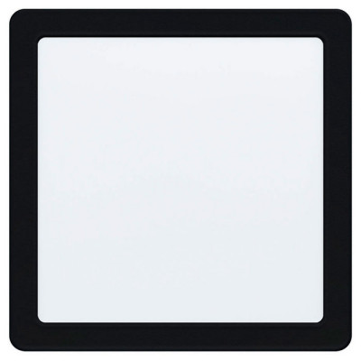 99189 Светодиод. встраив. светильник FUEVA 5, 16,5W (LED), 216х216, ET26, 2000lm, 4000K, сталь, черн