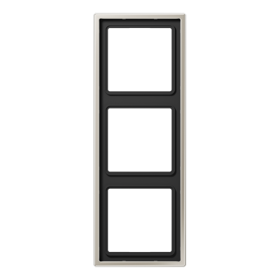 ES2983 - Рамка для вертикальной и горизонтальной установки, 3 поста; металл; нержавеющая сталь; Edelstahl, Jung