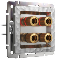Werkel W1285006/ Акустическая розетка (hammer серебряный), a052067