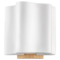 Lightstar 802615 (MВ998-1) Бра NUBI LEGNO 1х40W E14 СВЕТЛОЕ ДЕРЕВО/БЕЛЫЙ (в комплекте)