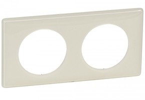 66622 - Рамка - Программа Celiane - 2 поста - Слоновая кость, Legrand