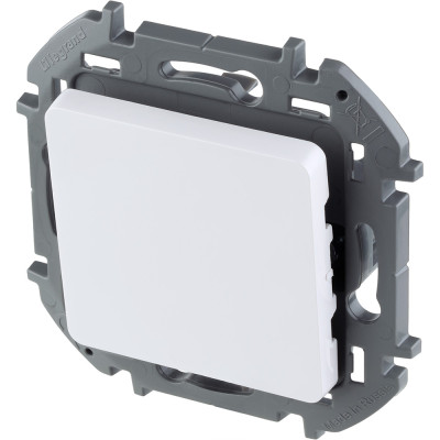 Legrand Выключатель одноклавишный - Legrand Inspiria - 10А 250В безвинтовые зажимы - белый, 673600