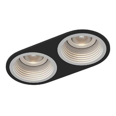 Корпус светильника COMBO-42-BL IP20 потолочн. встраив. наклон. черн. SWG PRO 00-00004183